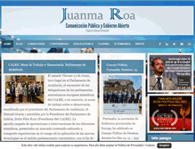 Tablet Screenshot of juanmaroa.com